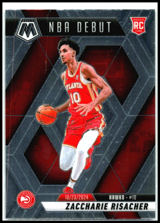 2024-25 Panini Mosaic #269 Zaccharie Risacher Atlanta Hawks