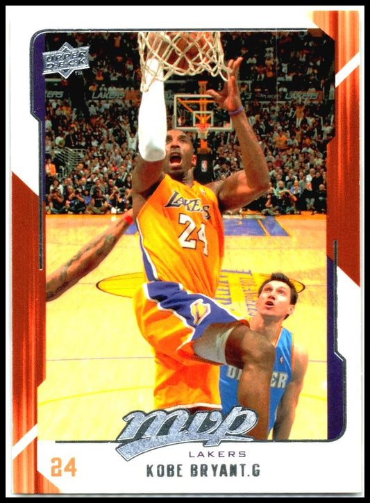 2008-09 Upper Deck MVP #69 Kobe Bryant Los Angeles Lakers