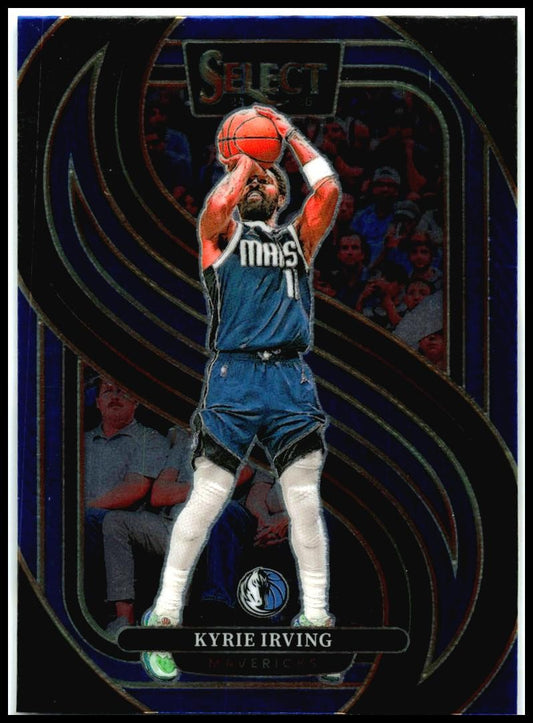 2024-25 Panini Select Blue #148 Kyrie Irving Dallas Mavericks
