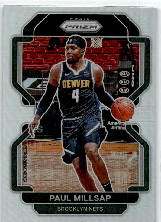 2021-22 Panini Prizm Silver #46 Paul Millsap Denver Nuggets