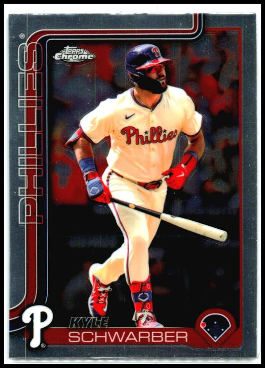 2025 Topps Chrome #31 Kyle Schwarber Philadelphia Phillies