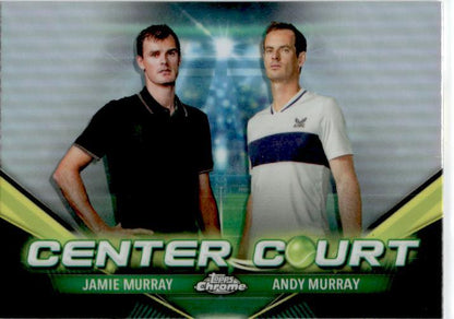 2024 Topps Chrome Center Court #CCC-MM Andy Murray / Jamie Murray