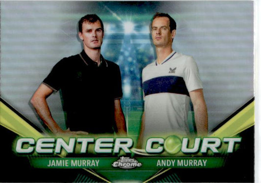 2024 Topps Chrome Center Court #CCC-MM Andy Murray / Jamie Murray