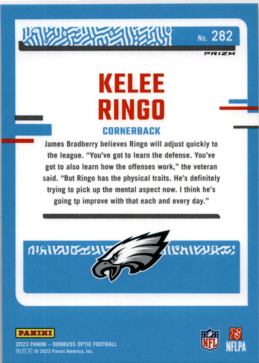 2023 Donruss Optic Pink #282 Kelee Ringo Philadelphia Eagles