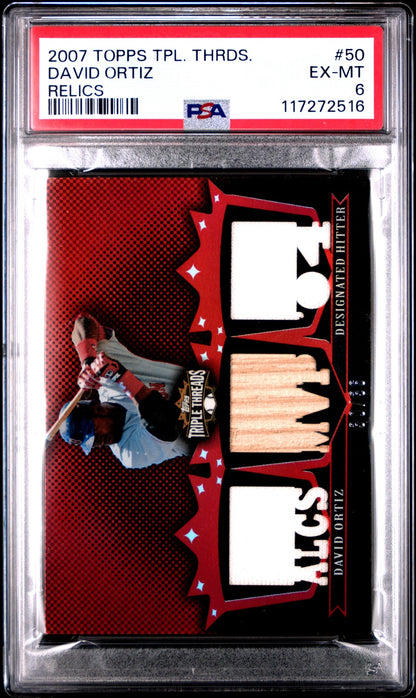2007 Topps Triple Threads Relics Relics #50 David Ortiz