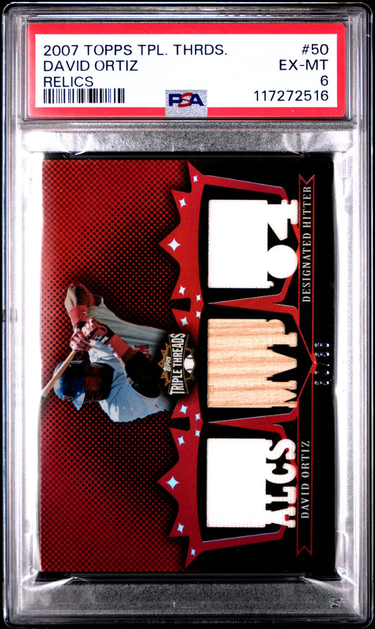 2007 Topps Triple Threads Relics Relics #50 David Ortiz