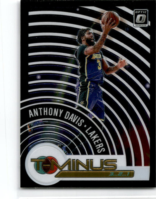 2020-21 Donruss Optic T-Minus 3...2...1 #2 Anthony Davis Los Angeles Lakers