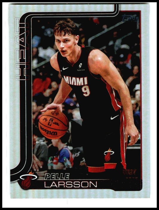 2025-26 Topps Foil Pattern #79 Pelle Larsson Miami Heat