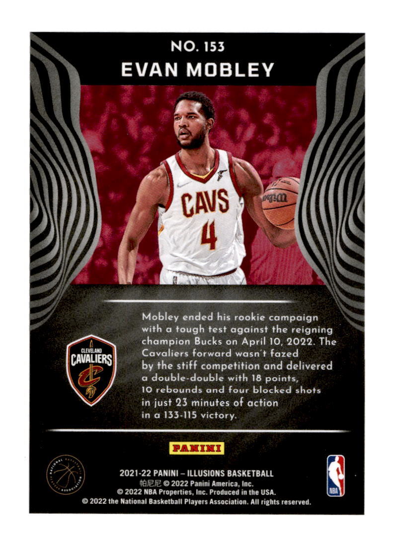 2021 Panini Illusions #153 Evan Mobley