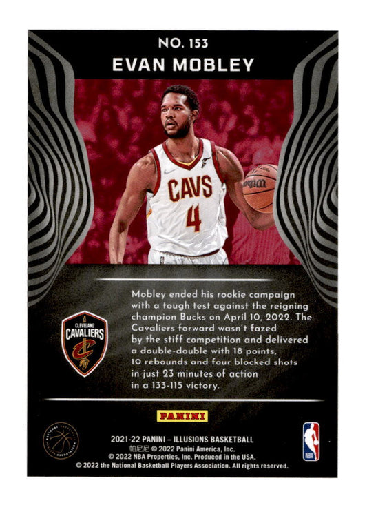 2021 Panini Illusions #153 Evan Mobley