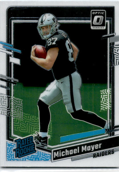 2023 Donruss Optic #260 Michael Mayer Rookie Las Vegas Raiders