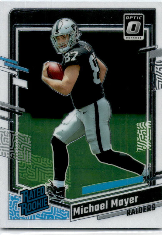 2023 Donruss Optic #260 Michael Mayer Rookie Las Vegas Raiders