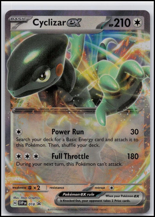 SV: Scarlet & Violet Promo Cards #018 Cyclizar ex