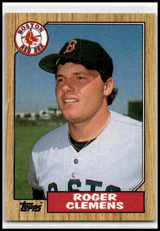1987 Topps #340 Roger Clemens Boston Red Sox