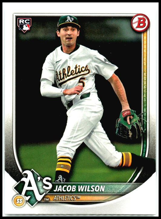 2025 Bowman #9 Jacob Wilson Rookie Athletics