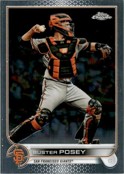2022 Topps Chrome #95 Buster Posey San Francisco Giants