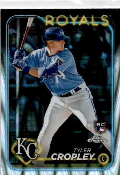 2024 Topps Chrome Raywave Refractors #148 Tyler Cropley Rookie Royals