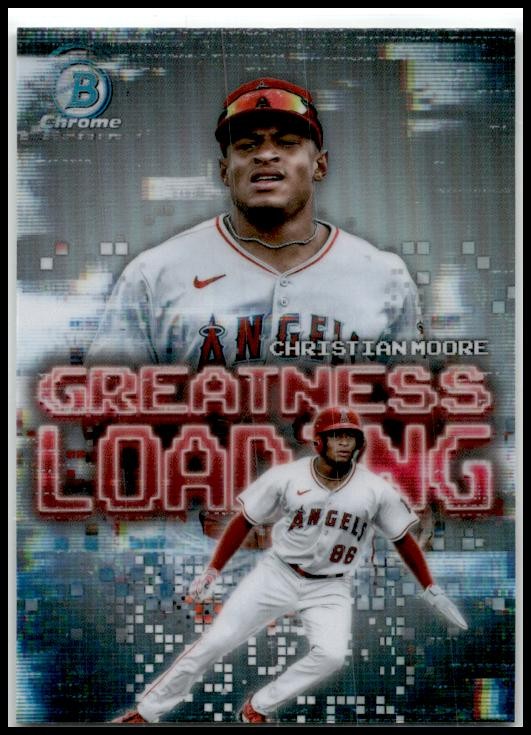 2025 Bowman Greatness Loading #GL-19 Christian Moore Angels