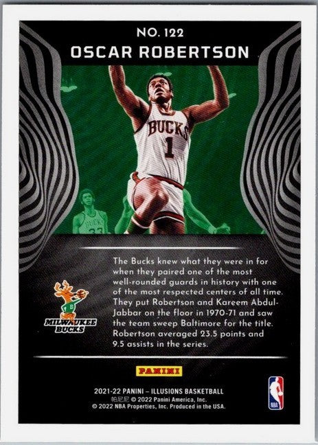 2021-22 Panini Illusions #122 Oscar Robertson Milwaukee Bucks