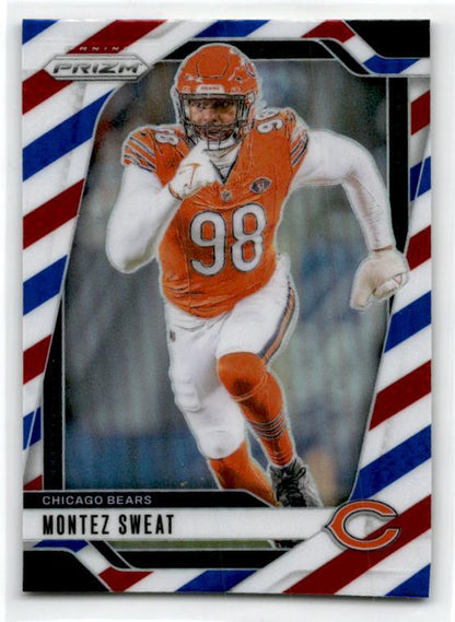2024 Panini Prizm #50 Montez Sweat Red White and Blue