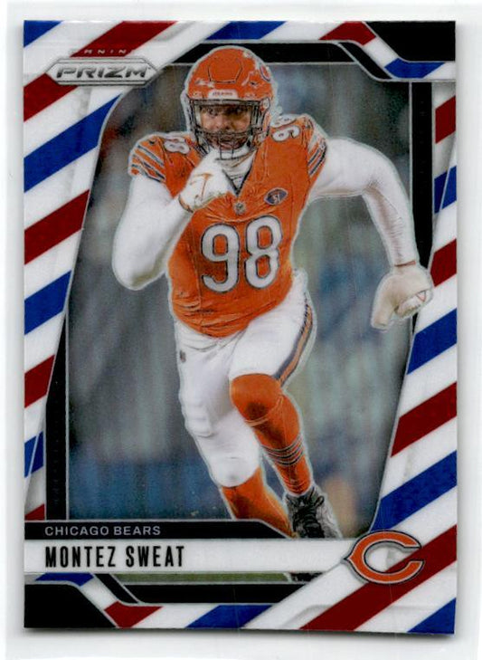 2024 Panini Prizm #50 Montez Sweat Red White and Blue