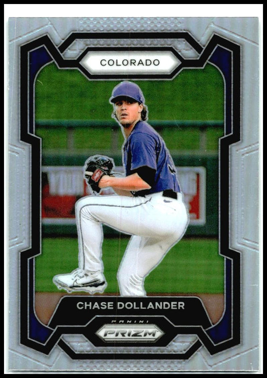 2024 Panini Prizm Silver Prizms #246 Chase Dollander Colorado Rockies