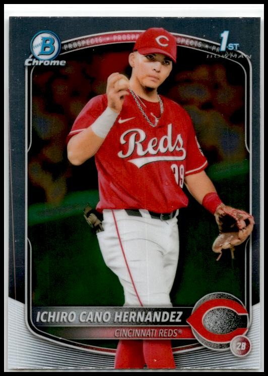 2025 Bowman Chrome #BCP-18 Ichiro Cano Hernandez Reds