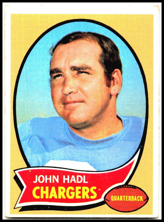 1970 Topps #73 John Hadl San Diego Chargers