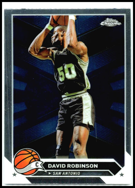 2023-24 Topps Chrome #22 David Robinson San Antonio Spurs