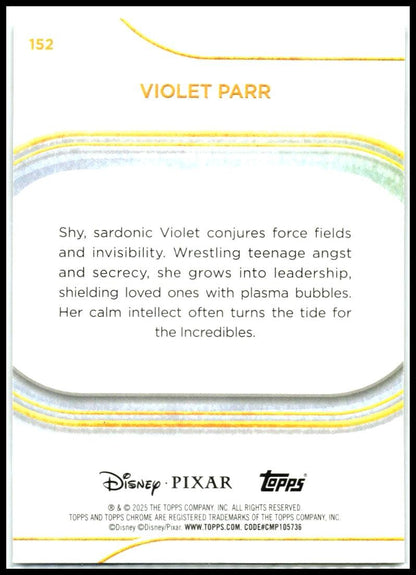 2025 Topps Chrome Disney #152 Violet Parr