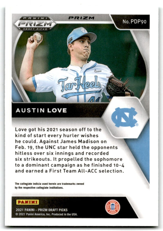 2021 Green Pulsar Prizm Austin Love St. Louis Cardinals #PDP90
