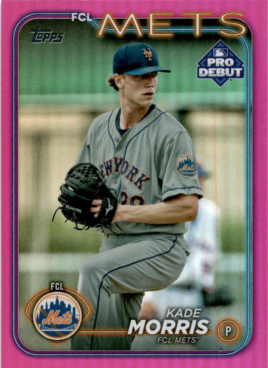 2024 Topps Pro Debut Fuchsia Foil #PD-129 Kade Morris #/199 FCL Mets