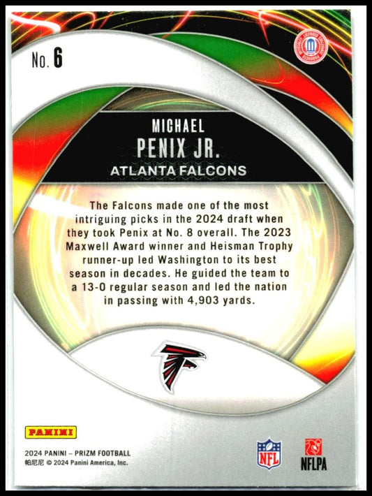 2024 Panini Prizm Portals #6 Michael Penix Jr.