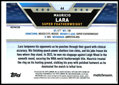 2024 Topps Chrome Refractor #44 Mauricio Lara
