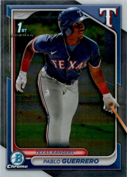2024 Bowman Chrome #BCP-212 Pablo Gerrero Texas Ranger