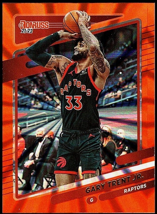 2021-22 Donruss Holo Orange Laser #14 Gary Trent Jr.