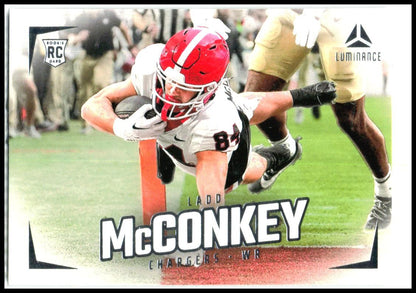 2024 Panini Luminance #188 Ladd McConkey Rookie Los Angeles Chargers