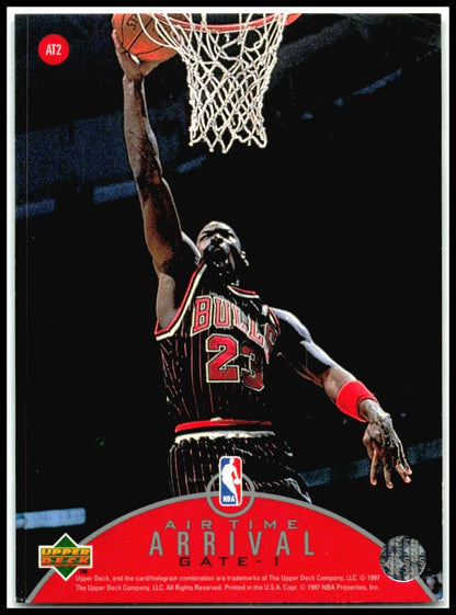 1997-98 Upper Deck Jordan Air Time #AT2 Michael Jordan Chicago Bulls