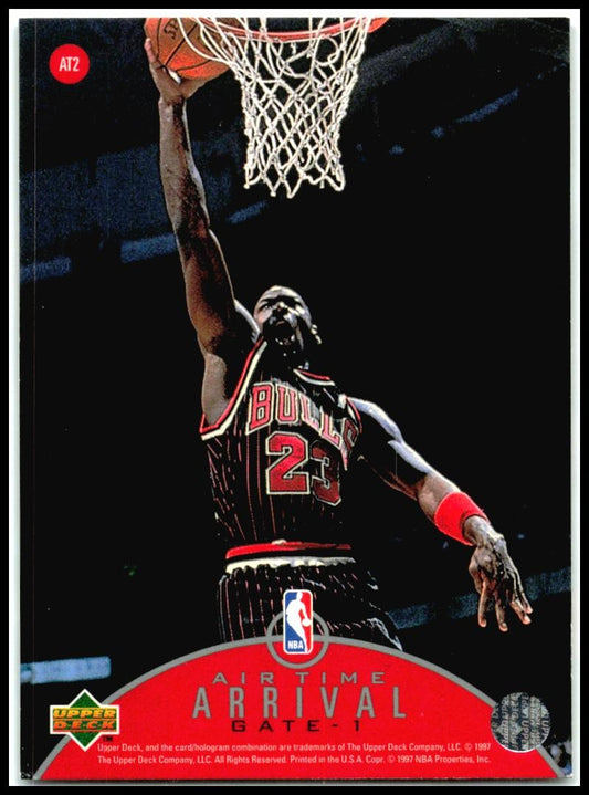 1997-98 Upper Deck Jordan Air Time #AT2 Michael Jordan Chicago Bulls