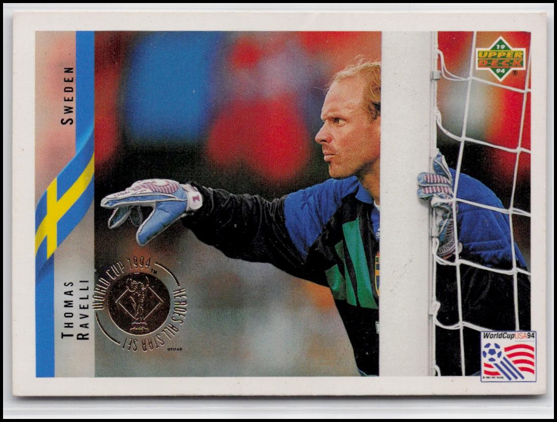 1994 Upper Deck World Cup Heroes and All-Stars #15 Thomas Ravelli