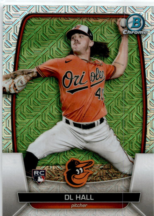2023 Bowman Mojo Refractors #9 DL Hall Baltimore Orioles