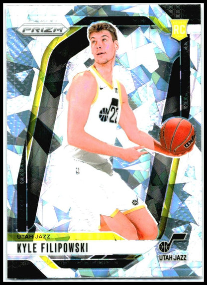 2024-25 Panini Prizm Prizms Ice #263 Kyle Filipowski Utah Jazz