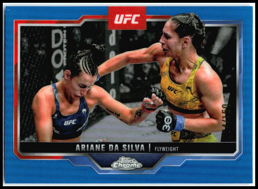 2025 Topps Chrome UFC Blue /150 #165 Ariane Da Silva