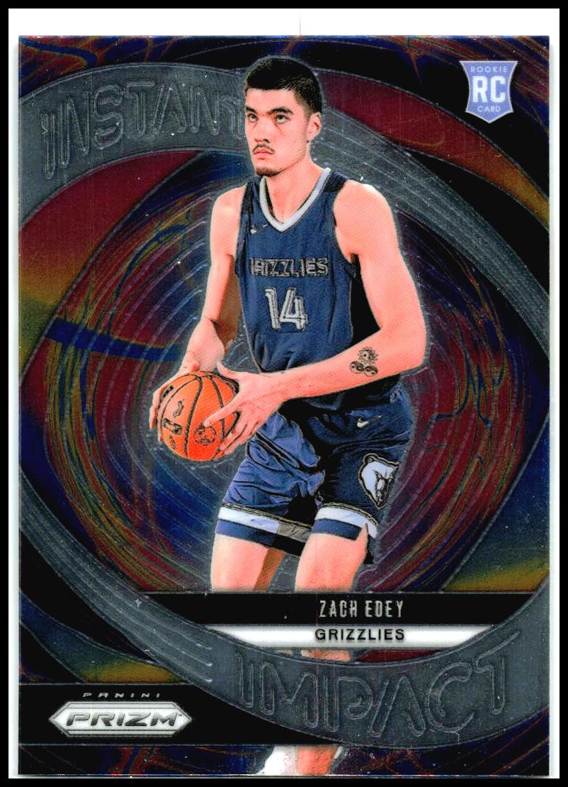 2024-25 Panini Prizm Instant Impact #25 Zach Edey Memphis Grizzlies