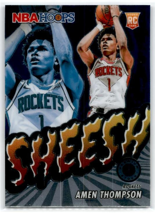 2023-24 Panini Premium Stock Sheesh #4 Amen Thompson Houston Rockets
