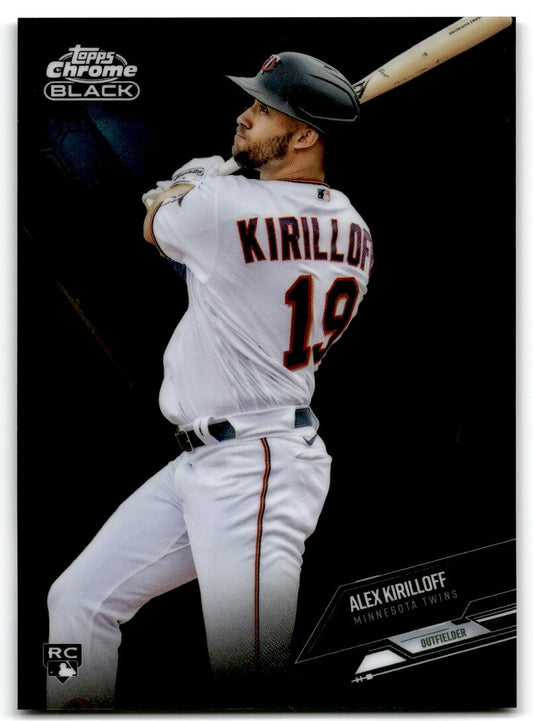 2021 Topps Chrome Black Alex Kirilloff Rookie Minnesota Twins #95