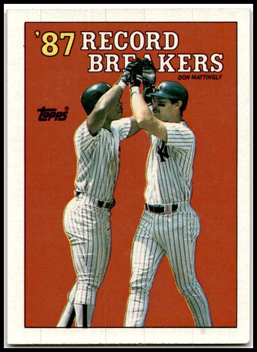 1988 Topps #2 Don Mattingly New York Yankees