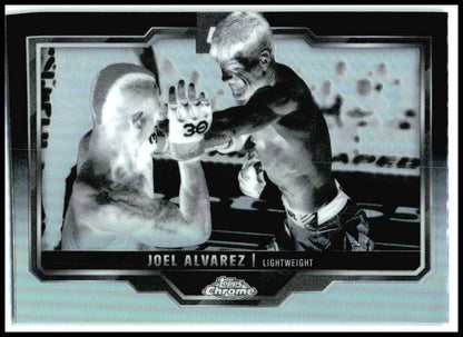 2025 Topps Chrome UFC Negative Refractor #65 Joel Alvarez