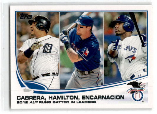 2013 Topps #194 topp AL Runs batted in
