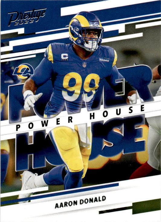 2022 Prestige Power House #PH-19 Aaron Donald  Los Angeles Rams